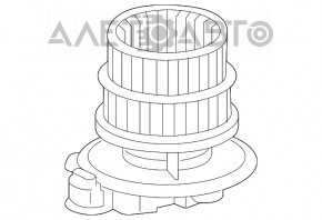 Motor ventilator încălzire Lexus IS 14-20 nou original OEM