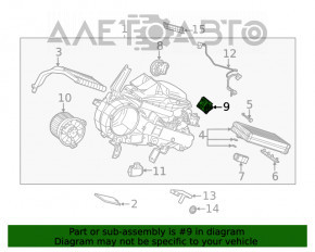 Actuatorul motorului care acționează ventilatorul de la încălzirea din spate pentru Toyota Highlander 20-