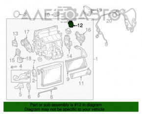 Actuator motor pentru ventilarea cuptorului Lexus IS 14-20