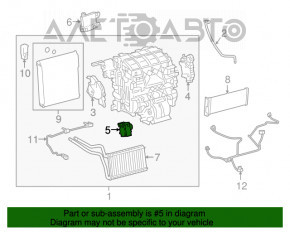 Актуатор моторчик привод печки кондиционер Toyota Prius 50 16-