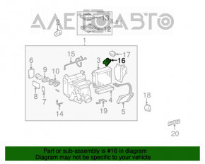 Актуатор моторчик привод печки кондиционер Lexus RX300 98-03