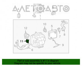 Motorul actuatorului pentru unitatea de control a încălzirii și aerului condiționat, partea stângă de jos, pentru Lexus RX300 RX330 RX350 RX400h 04-09