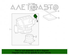 Actuator motor incalzitor actionare aer conditionat Lexus LS460 LS600h 07-12