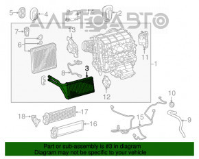 Radiatorul încălzitorului pentru încălzirea Lexus RX350 RX450h 16-22