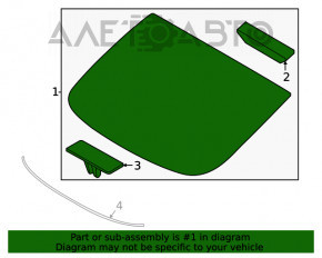 Geam spate Hyundai Sonata 20-