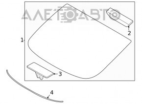 Geam spate Hyundai Sonata 20-