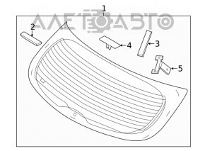 Geam spate portbagaj Hyundai Santa FE 19-