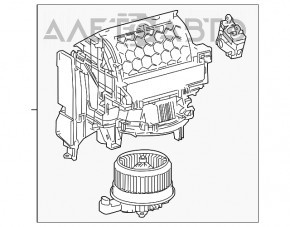 Печка в сборе Lexus NX200t NX300 NX300h 15-21