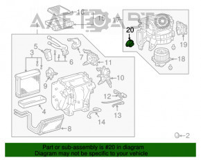 Резистор печки Lexus RX300 RX330 RX350 RX400h 04-09