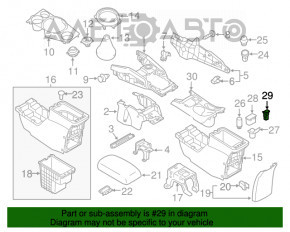 Hub USB Mitsubishi Outlander Sport ASX 10-