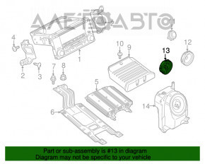 Difuzor ușă spate stânga Mitsubishi Outlander Sport ASX 10- Rockford audio