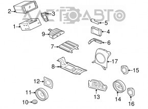 Difuzor spate stânga Mitsubishi Outlander 14-21