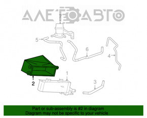 Дефлектор радиатора АКПП Lexus RX400h 06-09