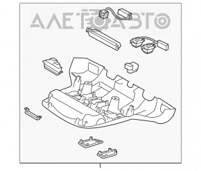 Plafonul de iluminare frontal pentru Subaru Forester 19- SK fără plafon panoramic, gri