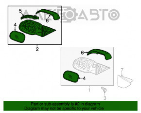 Oglindă laterală stângă Kia Niro 17-22, cu semnalizator și memorie