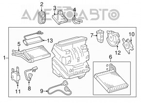 Отопитель дополнительный Toyota Prius V 12-17