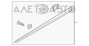 Structura centrala portiera fata dreapta Kia Niro 17-22 noua originala OEM