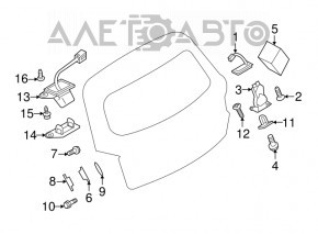 Camera de vizionare spate pentru Mitsubishi Outlander Sport ASX 10-