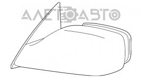 Element oglindă stânga Toyota Avalon 05-12 nou original OEM