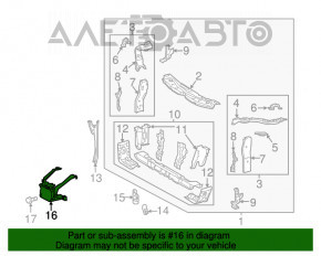 Radar de croazieră Lexus ES300h ES350 13-18