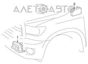 Modul de control al distanței Toyota Sequoia 08-16