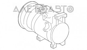 Compresorul de aer condiționat al Toyota Camry v50 12-14 2.5 SUA