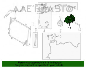 Компрессор кондиционера Toyota Avalon 13-18 3.5