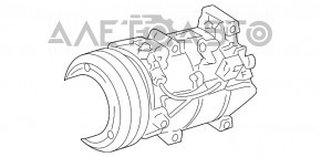 Компрессор кондиционера Lexus IS250 IS350 06-13