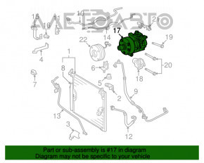 Компрессор кондиционера Lexus GX470 03-09