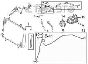 Compresorul de aer condiționat pentru Toyota Avalon 13-18 3.5