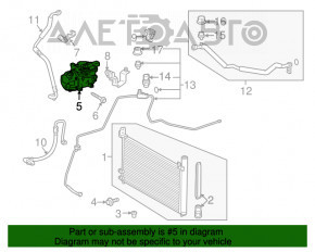 Компрессор кондиционера Toyota Prius 30 10-15