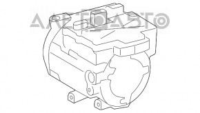 Compresorul de aer condiționat pentru Lexus RX400h 06-09