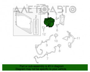 Compresorul de aer condiționat pentru Lexus RX400h 06-09