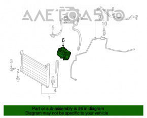 Компрессор кондиционера Toyota Prius V 12-17