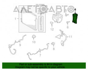 Suport compresor aer condiționat Lexus RX400h 06-09