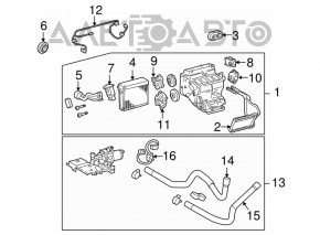 Испаритель Lexus GS450h 06-11