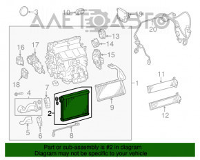 Evaporator Lexus IS 14-20 cu senzor de temperatură