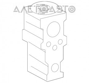 Клапан печки кондиционера Lexus NX200t NX300 NX300h 15-21