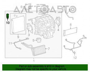 Ventilatorul de încălzire a aerului condiționat Toyota Prius 50 16-