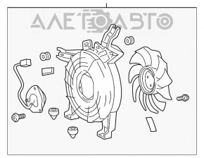 Вентилятор кондиционера Toyota Sequoia 08-16 в сборе
