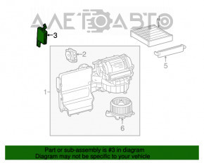 Blocul de control al climatizării pentru Toyota Sienna 11-20