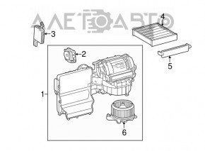 Blocul de control al climatizării pentru Toyota Sienna 11-20