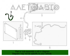 Evaporatorul compresorului de aer condiționat Toyota Prius 50 16-