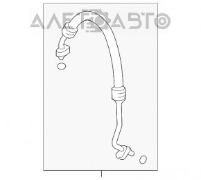 Bobina de condensare a compresorului de aer condiționat Toyota Sienna 11-16 3.5