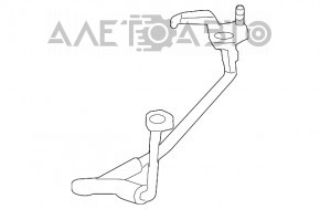 Teava aer conditionat condensator-compresor secund Lexus RX350 10-15 nou original OEM