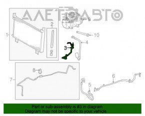 Bobina de aer condiționat, condensator-compresor primul Lexus RX450h 10-15