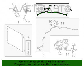 Compresorul de aer condiționat pentru Toyota Camry V70 18- hibrid