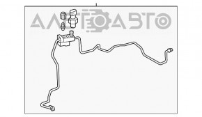 Bobina de aer condiționat Toyota Avalon 13-18 3.5