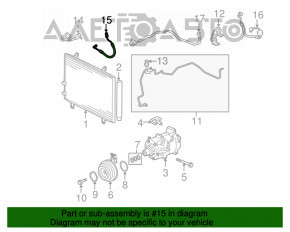 Bobina de condensare a compresorului de aer condiționat Lexus ES350 07-12