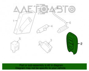 Cheie Subaru Outback 20- 3 butoane keyless